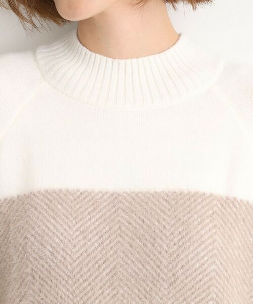 grove / グローブ ニット・セーター | ヘリンボーンジャカードチュニック | 詳細16