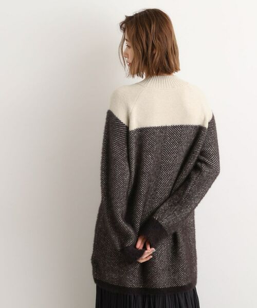 grove / グローブ ニット・セーター | ヘリンボーンジャカードチュニック | 詳細6