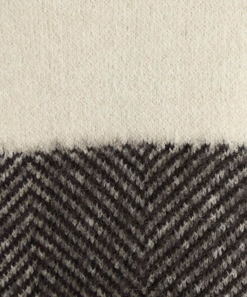 grove / グローブ ニット・セーター | ヘリンボーンジャカードチュニック | 詳細8