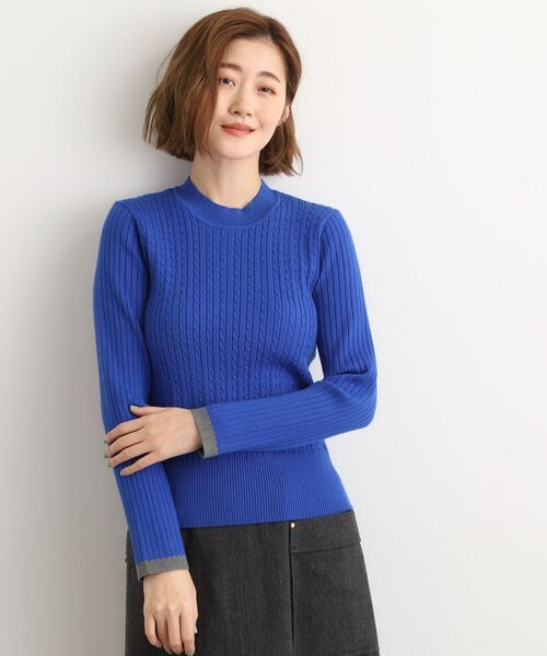 grove / グローブ ニット・セーター | 袖口配色リブニット | 詳細10