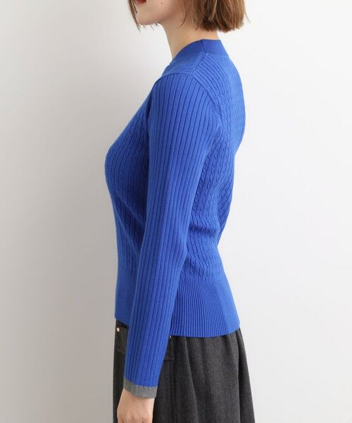 grove / グローブ ニット・セーター | 袖口配色リブニット | 詳細14