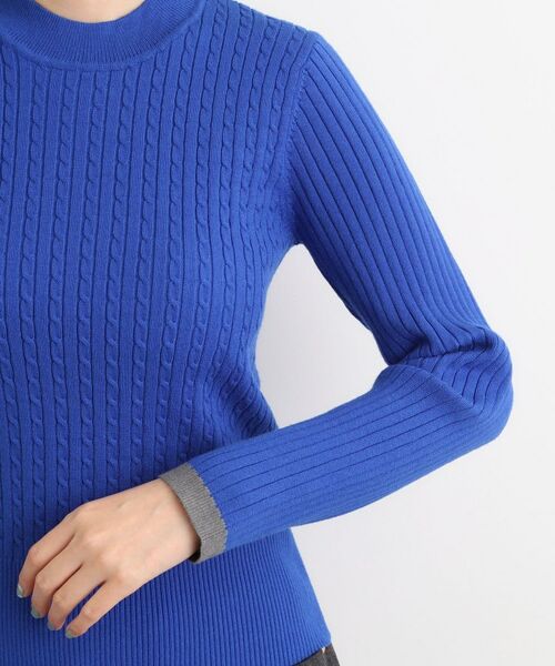 grove / グローブ ニット・セーター | 袖口配色リブニット | 詳細18