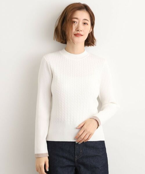 grove / グローブ ニット・セーター | 袖口配色リブニット | 詳細2
