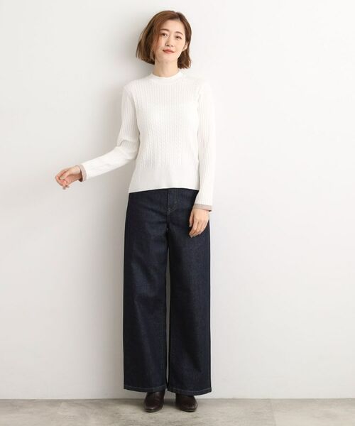 grove / グローブ ニット・セーター | 袖口配色リブニット | 詳細3