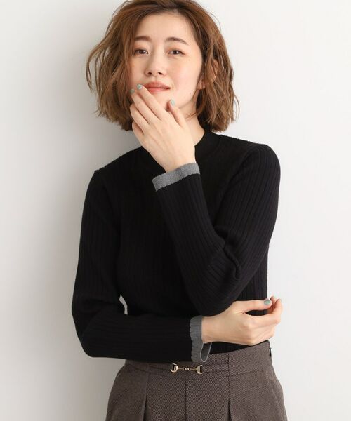 grove / グローブ ニット・セーター | 袖口配色リブニット | 詳細5