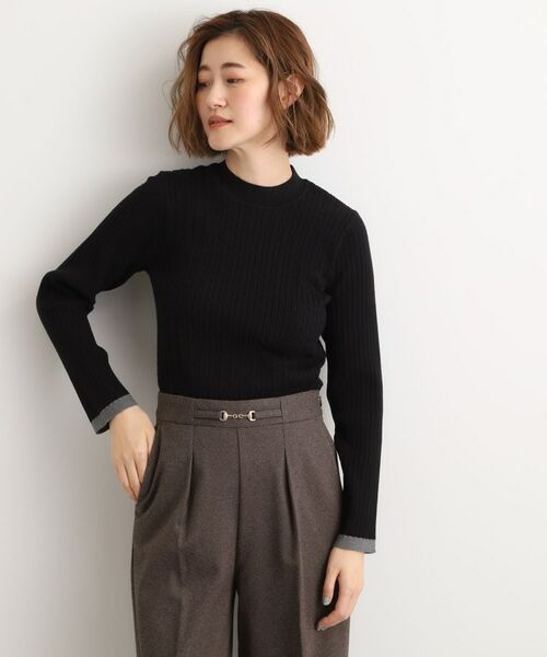 grove / グローブ ニット・セーター | 袖口配色リブニット | 詳細6