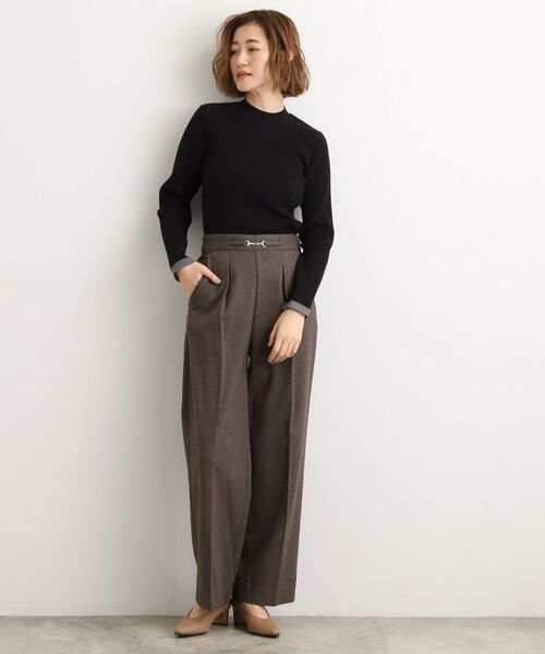 grove / グローブ ニット・セーター | 袖口配色リブニット | 詳細7