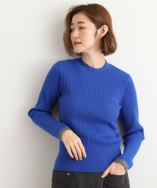 grove / グローブ ニット・セーター | 袖口配色リブニット | 詳細9