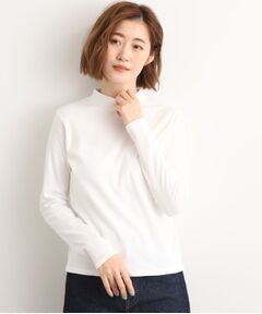 grove / グローブ カットソー | 【吸湿発熱】秋冬のレイヤードを格上げ　コットンハイネックプルオーバー