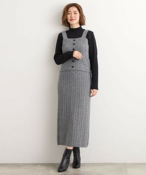 grove / グローブ カットソー | 【吸湿発熱】秋冬のレイヤードを格上げ コットンハイネックプルオーバー | 詳細11