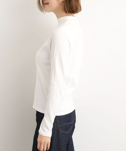 grove / グローブ カットソー | 【吸湿発熱】秋冬のレイヤードを格上げ コットンハイネックプルオーバー | 詳細14