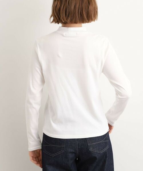 grove / グローブ カットソー | 【吸湿発熱】秋冬のレイヤードを格上げ コットンハイネックプルオーバー | 詳細15