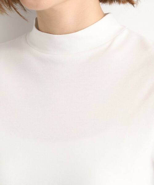 grove / グローブ カットソー | 【吸湿発熱】秋冬のレイヤードを格上げ コットンハイネックプルオーバー | 詳細16
