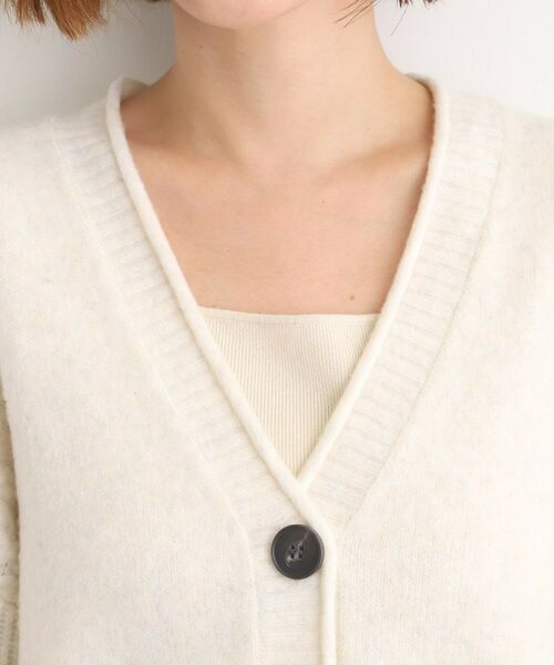 grove / グローブ カーディガン・ボレロ | ケーブルアクセント Vネックカーディガン | 詳細17