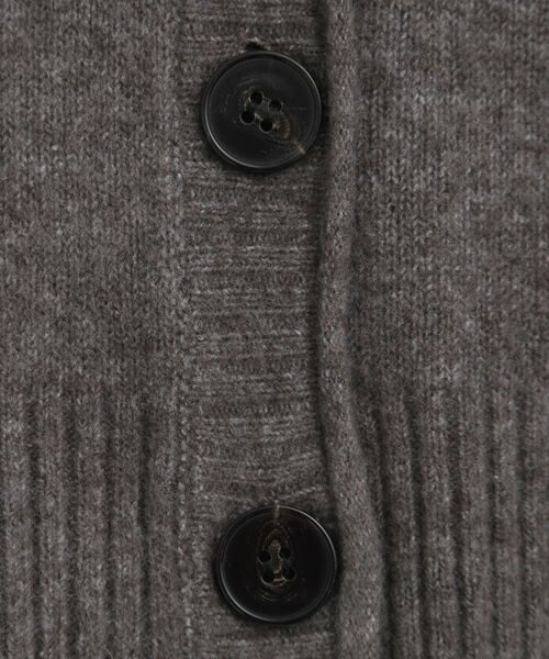 grove / グローブ カーディガン・ボレロ | ケーブルアクセント Vネックカーディガン | 詳細9