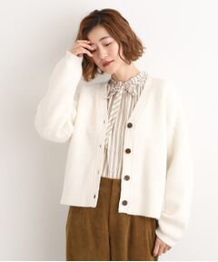 grove / グローブ カーディガン・ボレロ | 【SETITEM】オーバーサイズ畔カーディガン