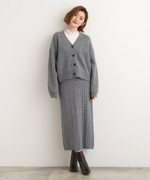 grove / グローブ カーディガン・ボレロ | 【SETITEM】オーバーサイズ畔カーディガン | 詳細14