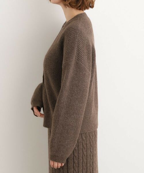 grove / グローブ カーディガン・ボレロ | 【SETITEM】オーバーサイズ畔カーディガン | 詳細21