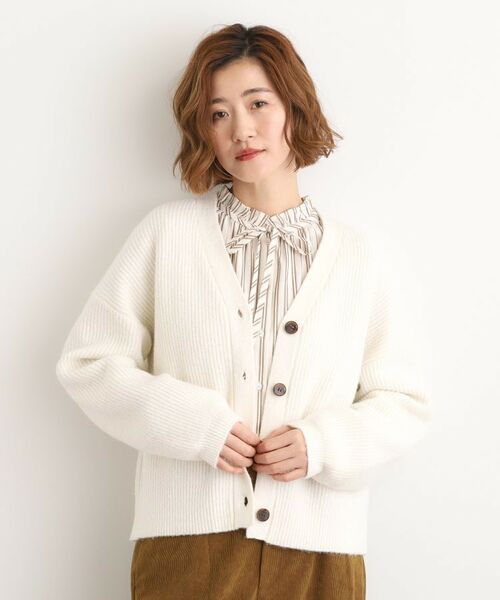 grove / グローブ カーディガン・ボレロ | 【SETITEM】オーバーサイズ畔カーディガン | 詳細3