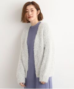 grove / グローブ カーディガン・ボレロ | オーバーサイズフェザーカーディガン