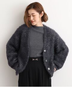 grove / グローブ カーディガン・ボレロ | オーバーサイズフェザーカーディガン