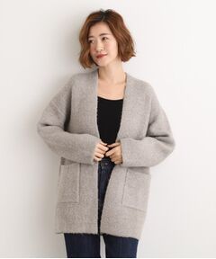 grove / グローブ カーディガン・ボレロ | 軽やかに着流す　ブークレニットコーディガン