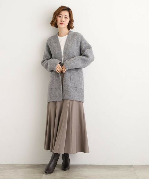 grove / グローブ カーディガン・ボレロ | 軽やかに着流す　ブークレニットコーディガン | 詳細12