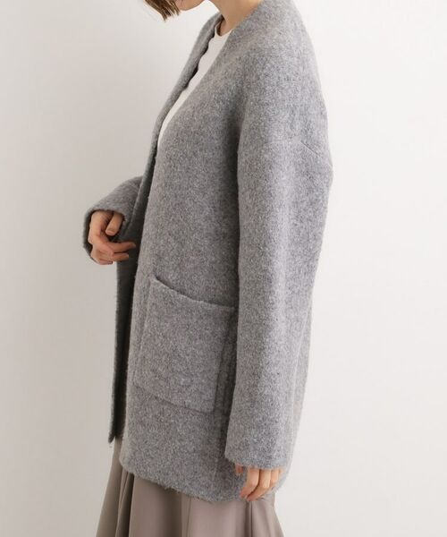 grove / グローブ カーディガン・ボレロ | 軽やかに着流す　ブークレニットコーディガン | 詳細15
