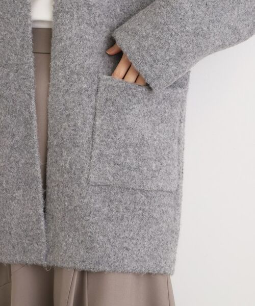 grove / グローブ カーディガン・ボレロ | 軽やかに着流す　ブークレニットコーディガン | 詳細19