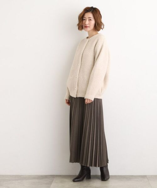 grove / グローブ カーディガン・ボレロ | ふっくらやわらかく、毛混オーバーニットカーディガン | 詳細10