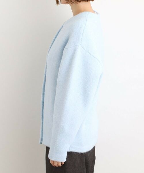 grove / グローブ カーディガン・ボレロ | ふっくらやわらかく、毛混オーバーニットカーディガン | 詳細17