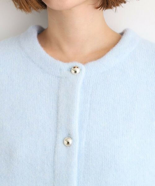 grove / グローブ カーディガン・ボレロ | ふっくらやわらかく、毛混オーバーニットカーディガン | 詳細19