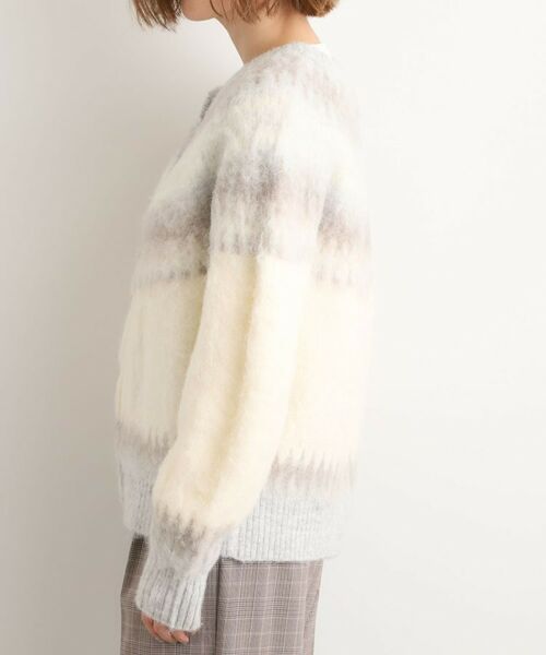 grove / グローブ カーディガン・ボレロ | 求心柄ジャカードニットカーディガン | 詳細11