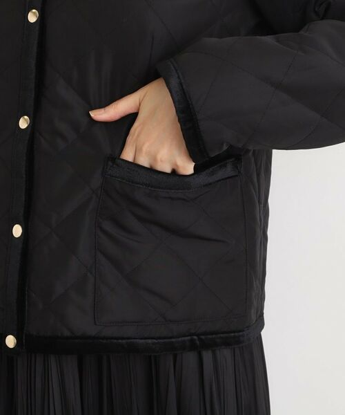 grove / グローブ レザーブルゾン・ジャケット | 【2WAY・リバーシブル】一枚でチェック柄も無地も！キルトジャケット | 詳細25