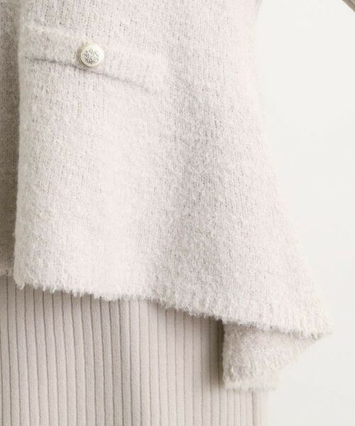 grove / グローブ ロング・マキシ丈ワンピース | 【2点SET/体型カバー】一枚で決まる、ペプラムベスト×ニットワンピース | 詳細23