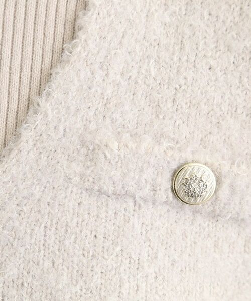 grove / グローブ ロング・マキシ丈ワンピース | 【2点SET/体型カバー】一枚で決まる、ペプラムベスト×ニットワンピース | 詳細5