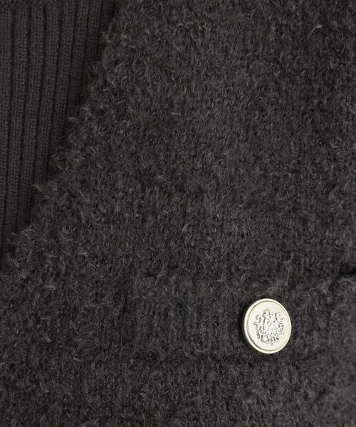 grove / グローブ ロング・マキシ丈ワンピース | 【2点SET/体型カバー】一枚で決まる、ペプラムベスト×ニットワンピース | 詳細9