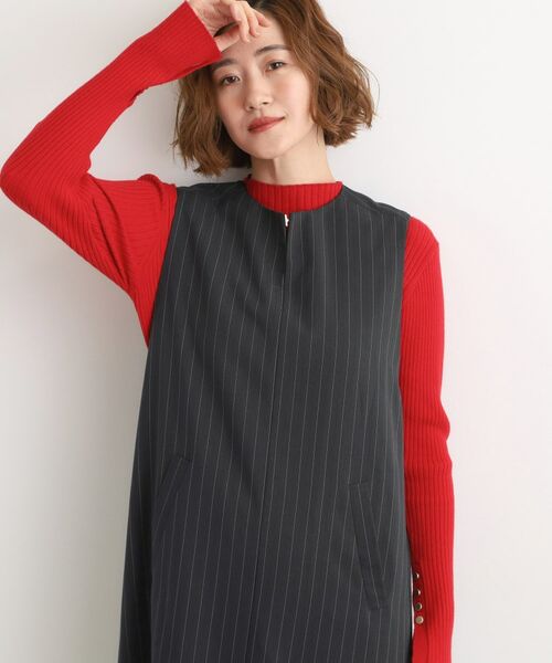 grove / グローブ ロング・マキシ丈ワンピース | 【2WAY/美シルエット】着こなし自在のジャンドレワンピース | 詳細6