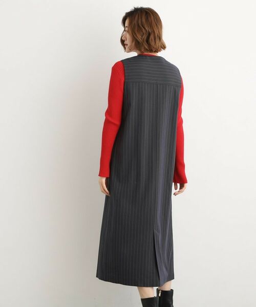 grove / グローブ ロング・マキシ丈ワンピース | 【2WAY/美シルエット】着こなし自在のジャンドレワンピース | 詳細8