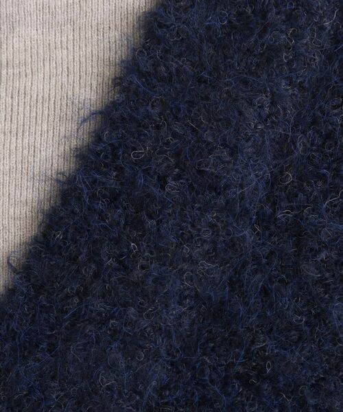 grove / グローブ ミニ丈・ひざ丈ワンピース | 一枚でレイヤードコーデ完成！ブークレーニットワンピース | 詳細12