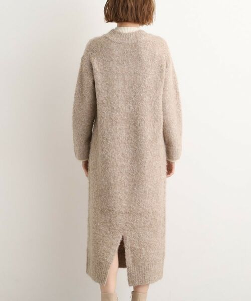 grove / グローブ ミニ丈・ひざ丈ワンピース | 一枚でレイヤードコーデ完成！ブークレーニットワンピース | 詳細15