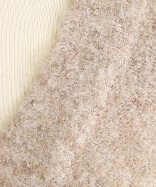 grove / グローブ ミニ丈・ひざ丈ワンピース | 一枚でレイヤードコーデ完成！ブークレーニットワンピース | 詳細8