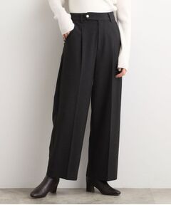 grove / グローブ パンツ | シャークスキン裏起毛スラックスパンツ