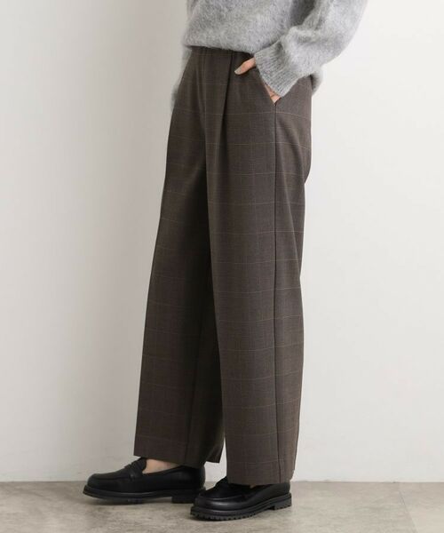 grove / グローブ パンツ | シャークスキン裏起毛スラックスパンツ | 詳細10