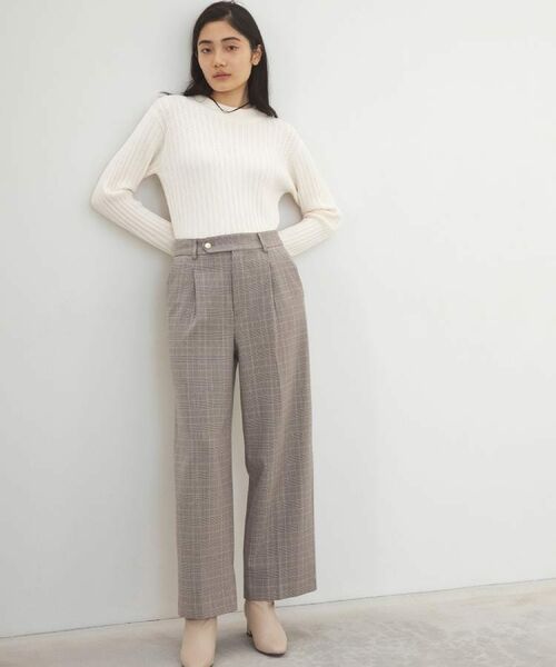 grove / グローブ パンツ | シャークスキン裏起毛スラックスパンツ | 詳細14