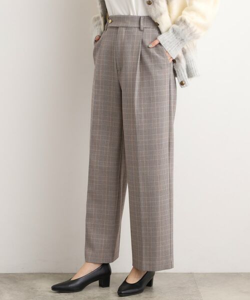 grove / グローブ パンツ | シャークスキン裏起毛スラックスパンツ | 詳細15