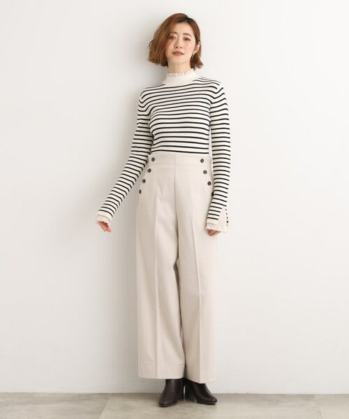 grove / グローブ パンツ | 【洗える/美シルエット】マリンワイドパンツ | 詳細12