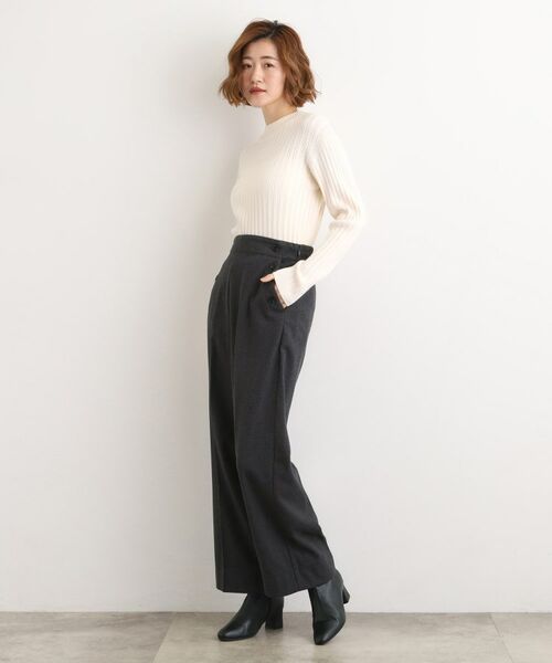 grove / グローブ パンツ | 【洗える/美シルエット】マリンワイドパンツ | 詳細6