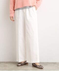 grove / グローブ パンツ | 裏起毛デニムライクストレートワイドパンツ