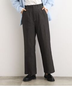 grove / グローブ パンツ | 裏起毛デニムライクストレートワイドパンツ